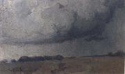 Tom roberts Storm clouds Sweden oil painting artist